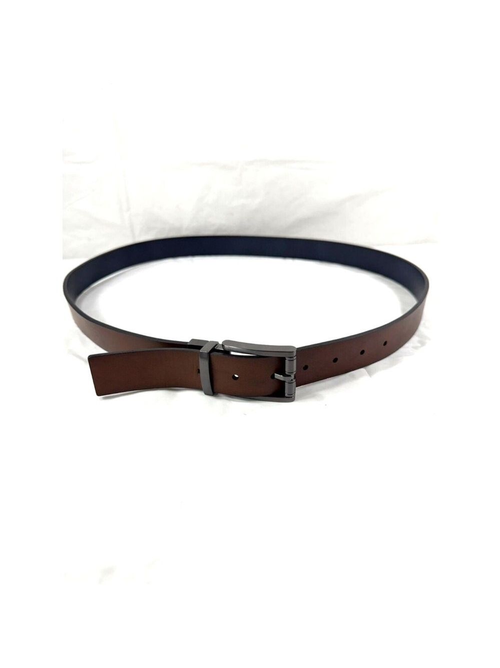 Kenneth Cole Men's Reversible Dress Belt blue brown size 42
